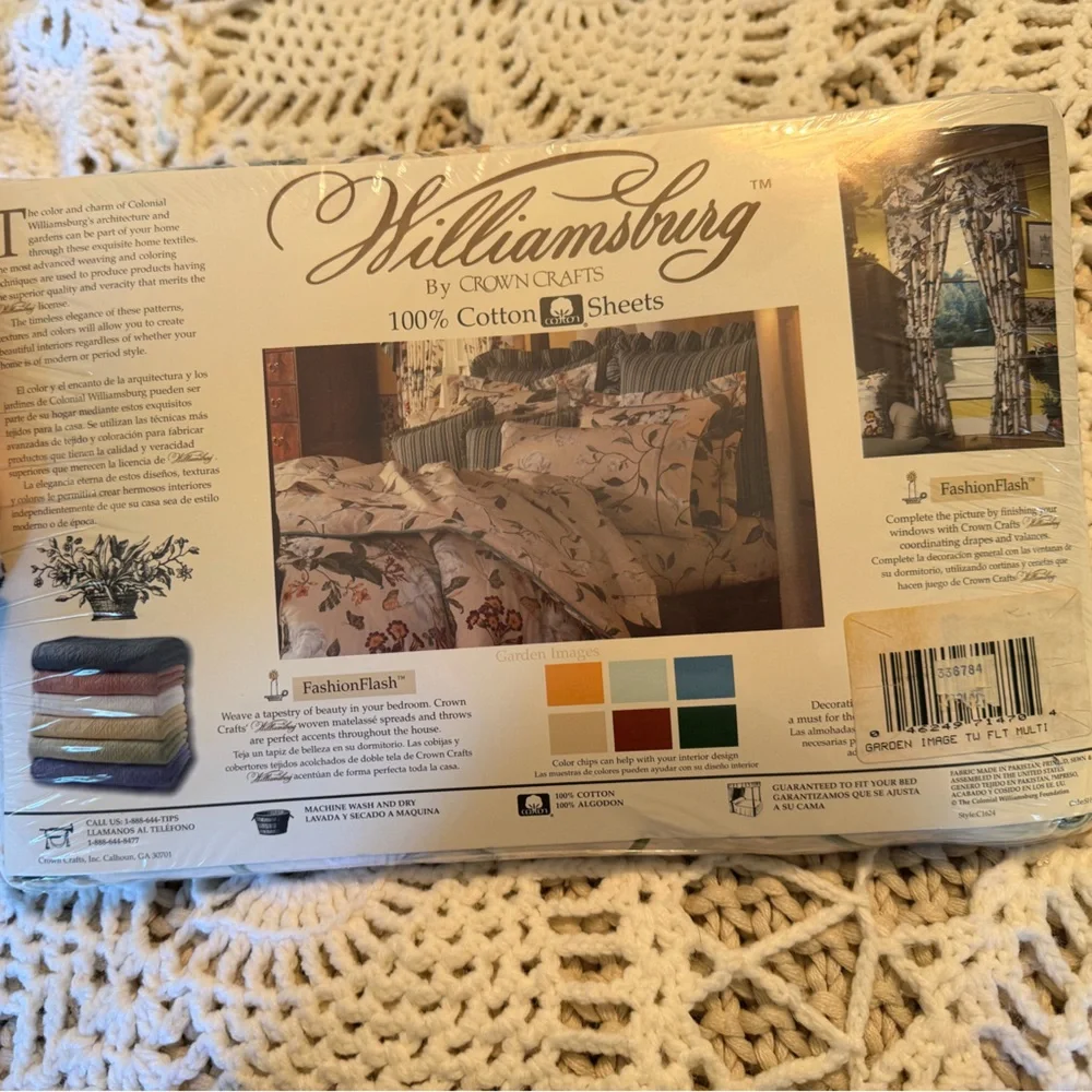 Williamsburg by Crown Crafts cotton crafts 100%